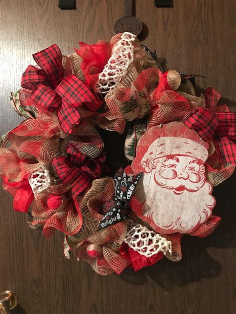 excited to share the latest addition to my etsy shop santa face wreath santa face wreaths