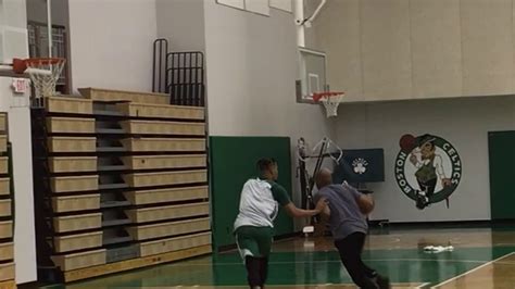 Boston Celtics Assistant Tries Most Ambitious Shot Ever Youtube