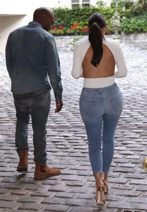 Kanye West Grabbing Kim Kardashians Huge Butt Photos