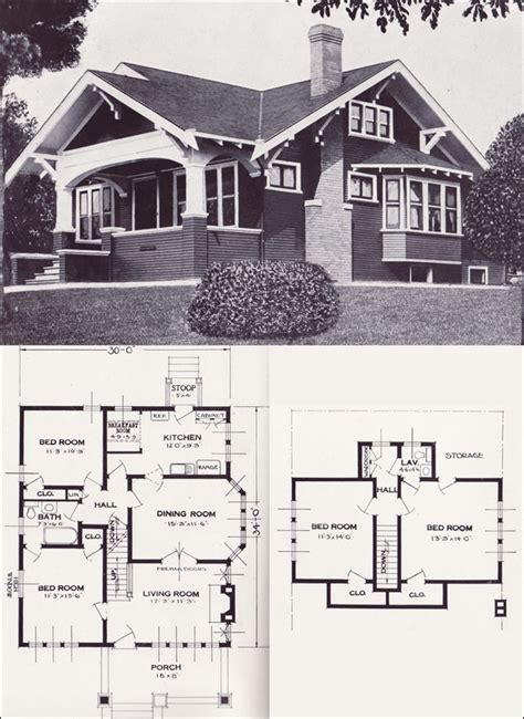 The Varina 1920s Bungalow 1923 Craftsman Style From The Standard