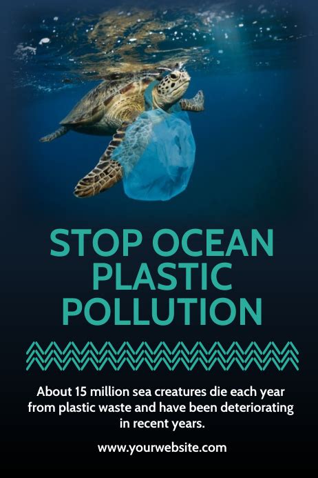 Stop Ocean Plastic Pollution Template Postermywall
