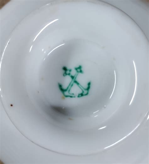 Crossed Anchor Pottery Mark Antiques Board