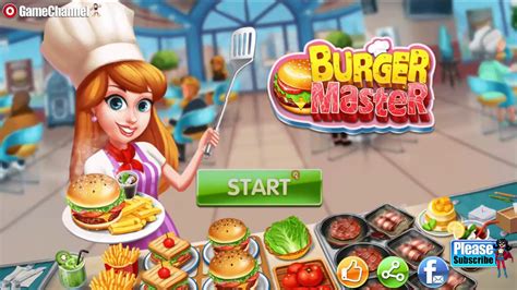 Burger Master, Classic Cooking Game, Videos Games for Kids ...