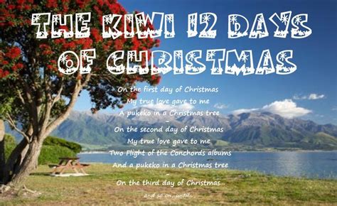 The Kiwi 12 Days Of Christmas Nz Pocket Guide