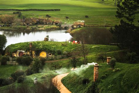 Un Paseo Por La Aldea De Película Más Bonita Del Mundo Hobbiton Set