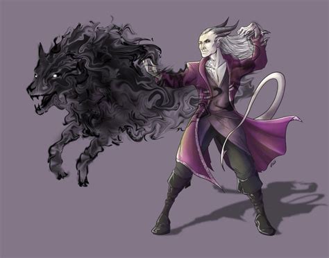 Avarice The Tiefling Shadow Sorcerer Drawn By Uthisislisahall And I