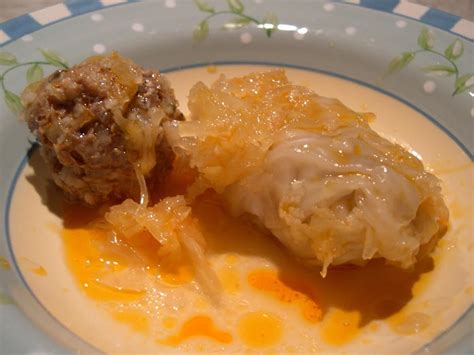 Stuffed Cabbage Rolls And Kraut Hungarian Galumpkis Just A Pinch
