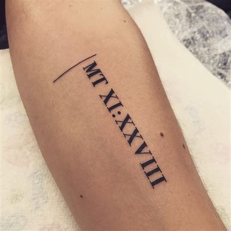 100 Roman Numeral Tattoos That Will Mark Your Most Memorable Date