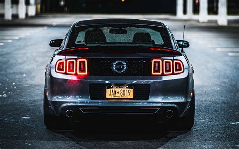 Download Wallpaper 1920x1200 Ford Mustang Gt Ford Mustang Rear View