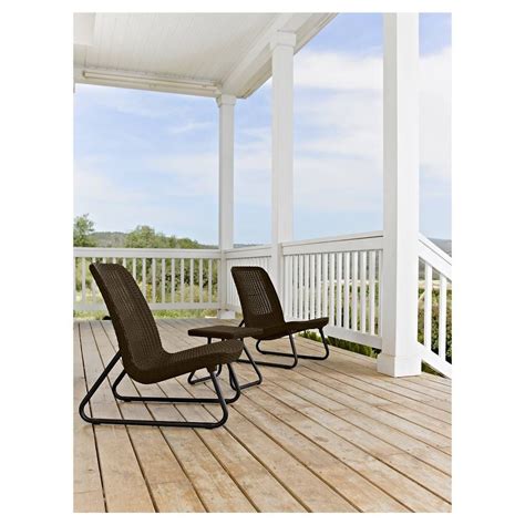 Buy keter rio 3 piece patio set at walmart.com. Keter Rio 3-Piece Resin Patio Conversation Set. Image 4 of ...