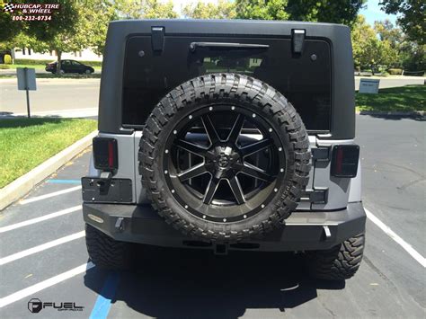 Jeep Wrangler Fuel Maverick D538 Wheels Black And Milled