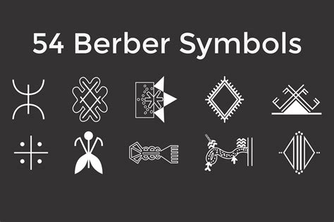 Berber Symbols And Their Meanings ⵣ Berber Tattooing Behance