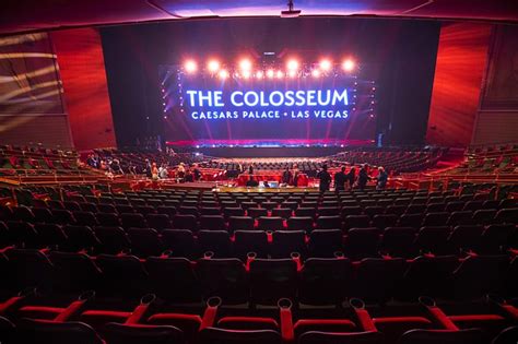 Renovations Complete At The Colosseum At Caesars Palace A View Of The