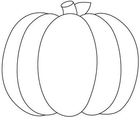 53 Halloween Sablon és 18 Dekorációs ötlet Pumpkin Outline Pumpkin