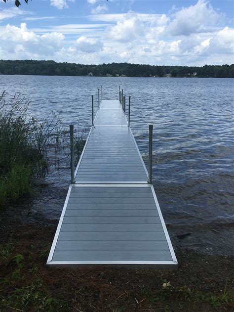 Newell Stationary Aluminum Dock in Maine by DockGuys.com
