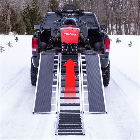 How To Load And Tie Down A Snowmobile In A Pickup Truck