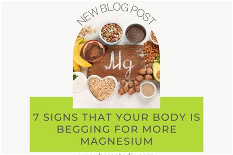7 Signs That Your Body Is Begging For More Magnesium Rooted In