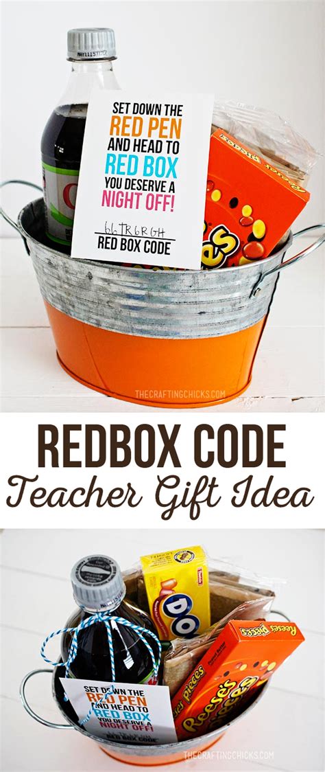 The gift box coupons and deals. RedBox Teacher Appreciation Printable - The Crafting Chicks