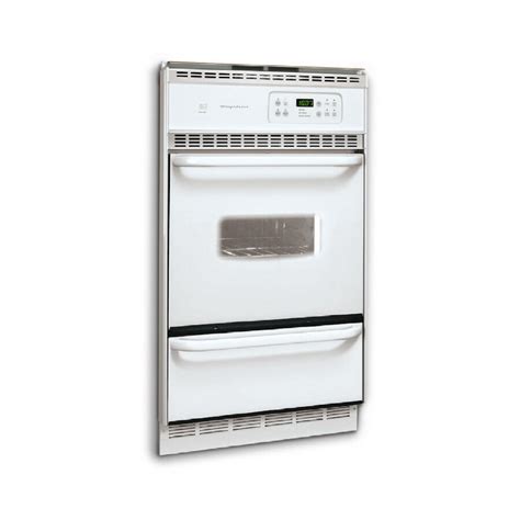 Frigidaire 24 In Self Cleaning Single Gas Wall Oven White At