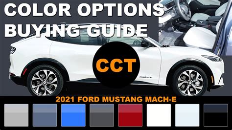 2021 Ford Mustang Mach E Color Options Buying Guide Youtube