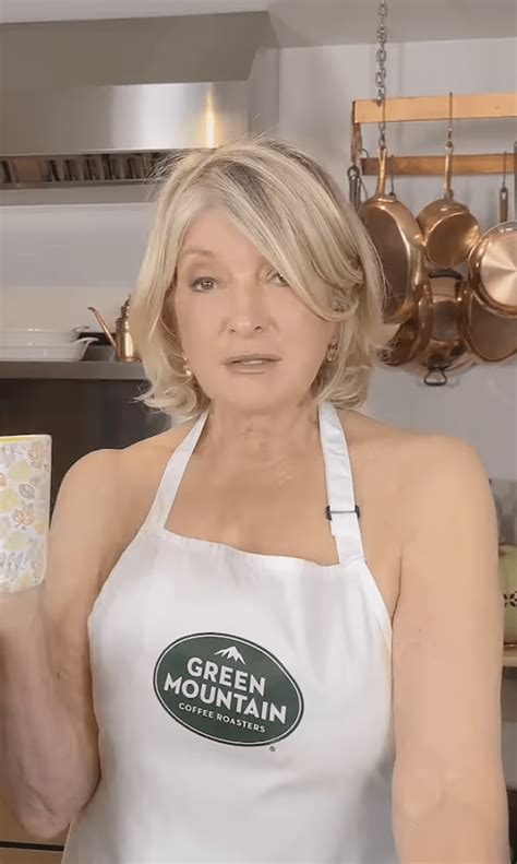 Martha Stewart 81 Goes Topless To Promote Coffee Brand Hot Lifestyle News