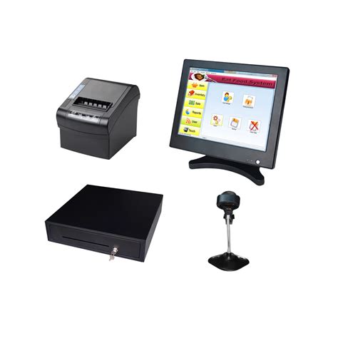 Free Shipping Pos System With 15 Inch Touch Screen Monitor Cash