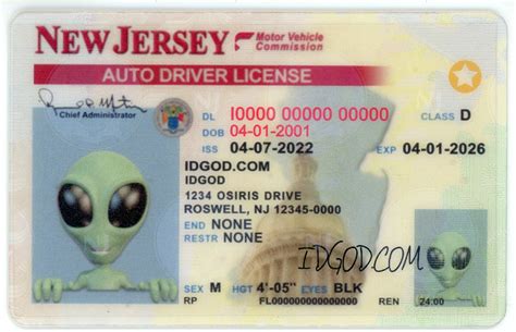 New Jersey Fake Id Real Idgod Official Fake Id Maker Website
