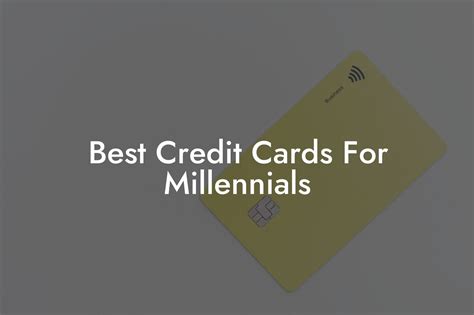 Best Credit Cards For Millennials Flik Eco