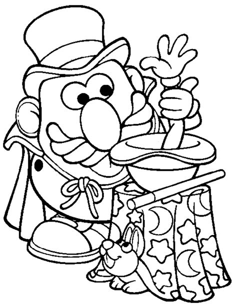 Magician Coloring Pages Coloring Home