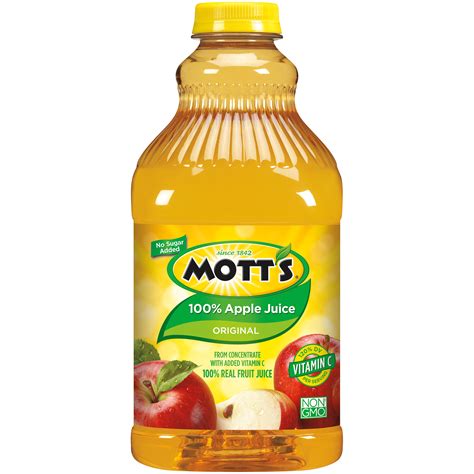 Motts Apple Juice 100 64 Fl Oz 2 Qt 189 Lt