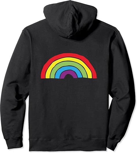 Rainbow Pullover Hoodie Uk Clothing