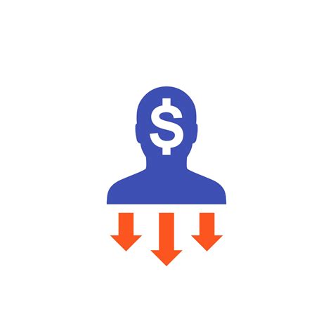 Reduce Labor Cost Icon Flat Vector 2152252 Vector Art At Vecteezy