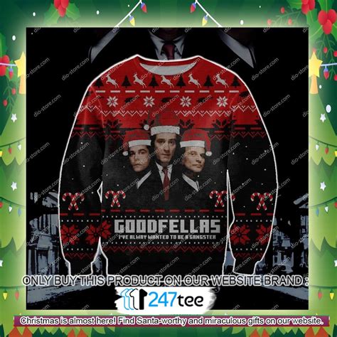 Goodfellas Ive Alway Wanted To Be A Gangster Knitted Wool Sweater