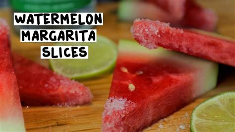 Watermelon Margarita Slices Tipsy Bartender Recipe Watermelon
