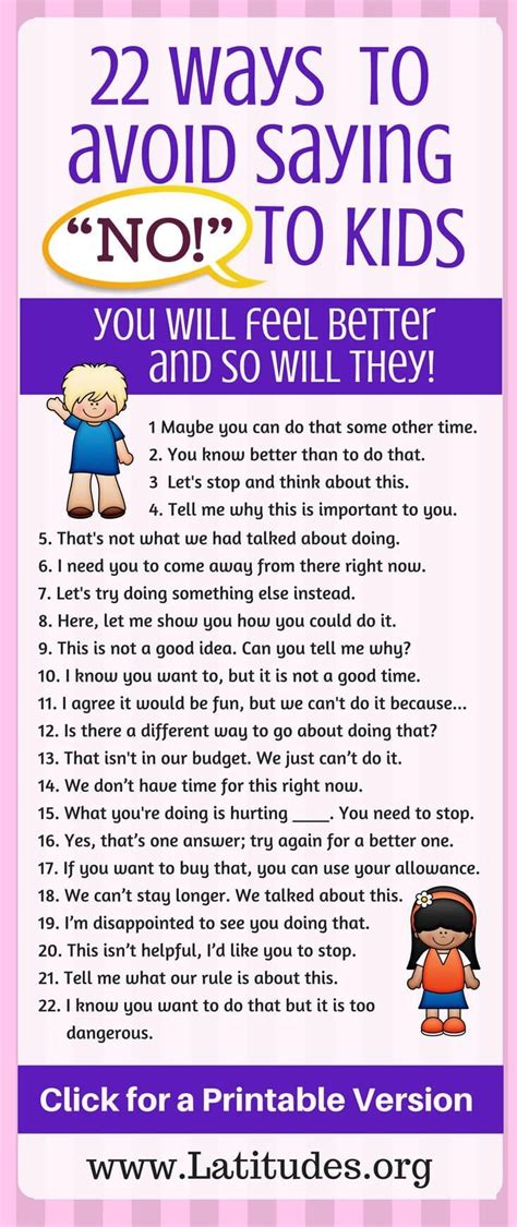 22 Helpful Ways To Say No To Your Kids Without Actually Saying No