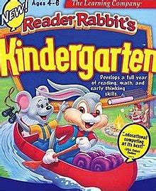In this game, your child can practice letter recognition and dance with big bird and snuffy. Reader Rabbit Kindergarten - Wikipedia