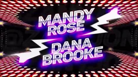 Wwe Mandy Rose And Dana Brooke Titantron With New Theme Youtube