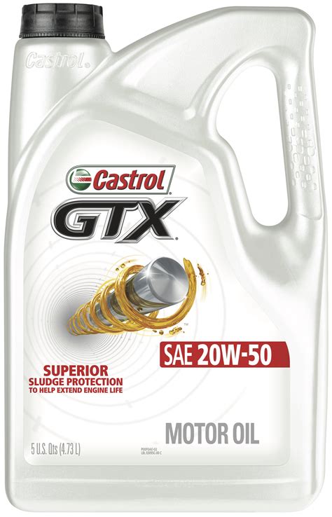 Castrol Gtx 20w 50 Conventional Motor Oil 5 Quarts Walmart Inventory