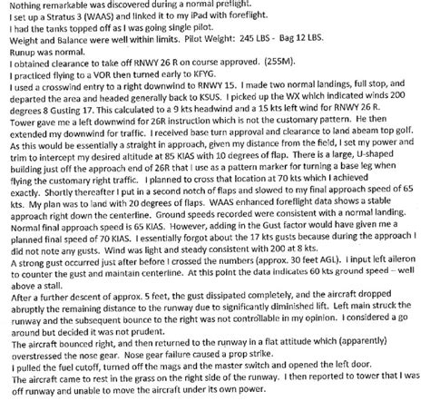 Kathryns Report Cessna 172r N24783 Accident Occurred October 09