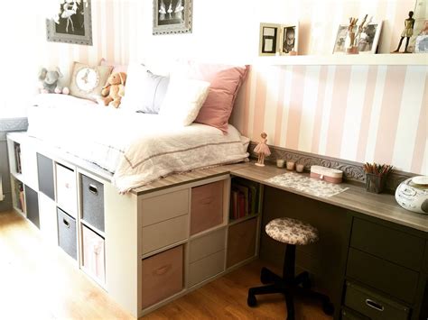 Lit cabane en bois blanc pour fille, une gamme de lit cabane de la marque vipack. DIY: Un lit dressing gain de place avec des rangements de fille! - Passiparisienne