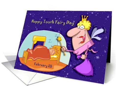 Other Card Happy Tooth Fairy Day February 28 Greeting Card Tooth