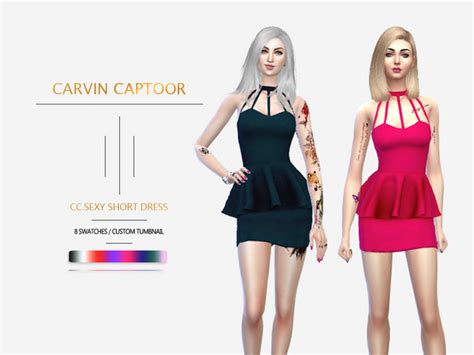 The Sims Resource Ccsexy Short Dress