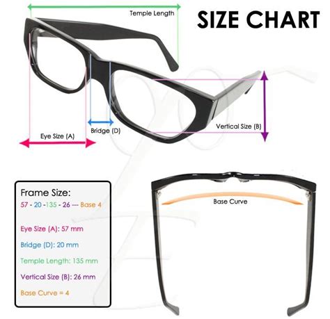 get to know what all the numbers mean on your frames glasses sizechart framesize handmade