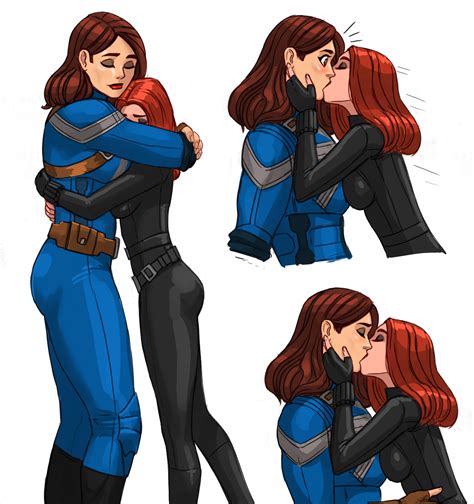 Black Widow Natasha Romanoff Peggy Carter And Captain Carter Marvel And More Drawn By