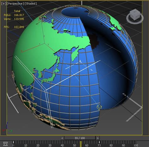 3d Globe Animation Mht 01 Model