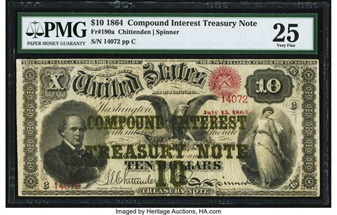 1864 Compound Interest Treasury Notes Pricing Guide The Greensheet