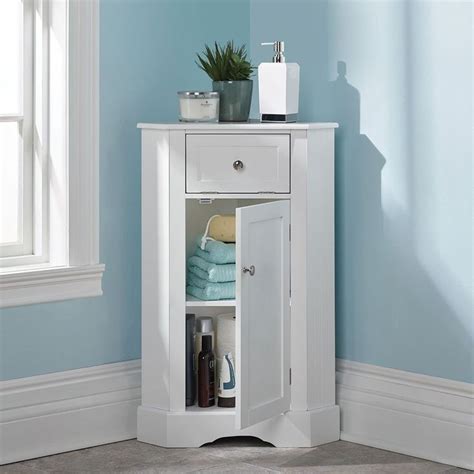 The Bathroom Corner Cabinet Hammacher Schlemmer Bathroom Corner