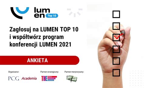 Zagłosuj Na Lumen Top 10 I Współtwórz Program Konferencji Lumen 2021