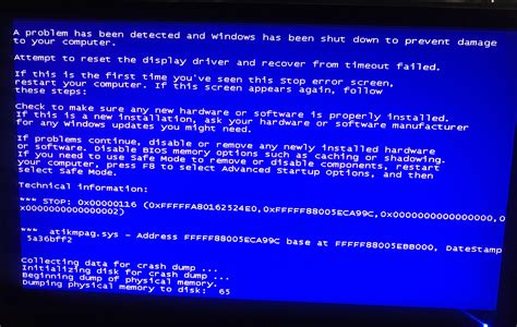 computer keeps crashing windows 10 blue screen sharepor