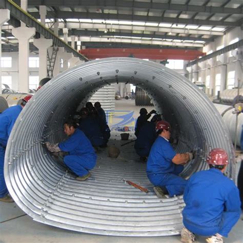 300mmx110 Mm Arch Corrugated Steel Culvert Pipe Qingdao Regions